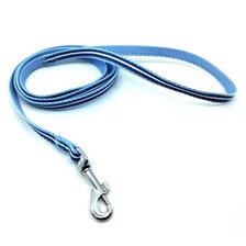 Nobleza nylonové vodítko s reflexným prešitím 1 x 120 cm modré